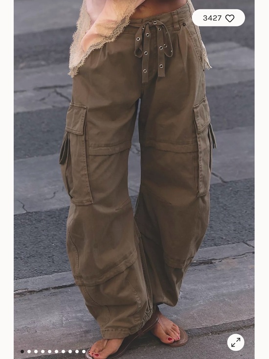 Free People Pants - We the free reef curved twill cargo pants
